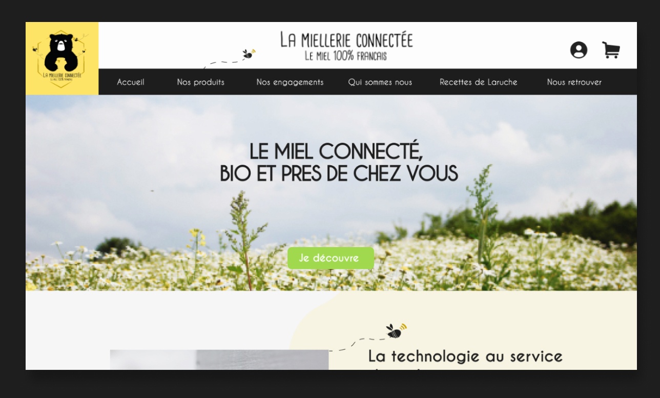 image d'apercu du site de la miellerie