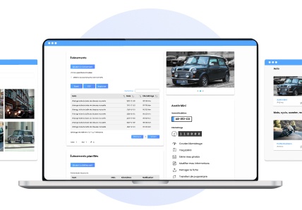 ordinateur et interface du site mecaconnect